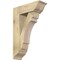 Ekena Millwork Olympic Traditional Rough Sawn Bracket w/ Offset Brace, Douglas Fir, 8"W x 24"D x 36"H BKT0806X24X36OLY01RDF - alternate 1